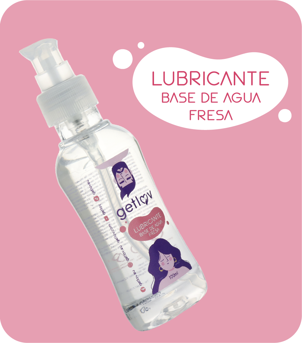 Lubricante Base de Agua Sabor Fresa
