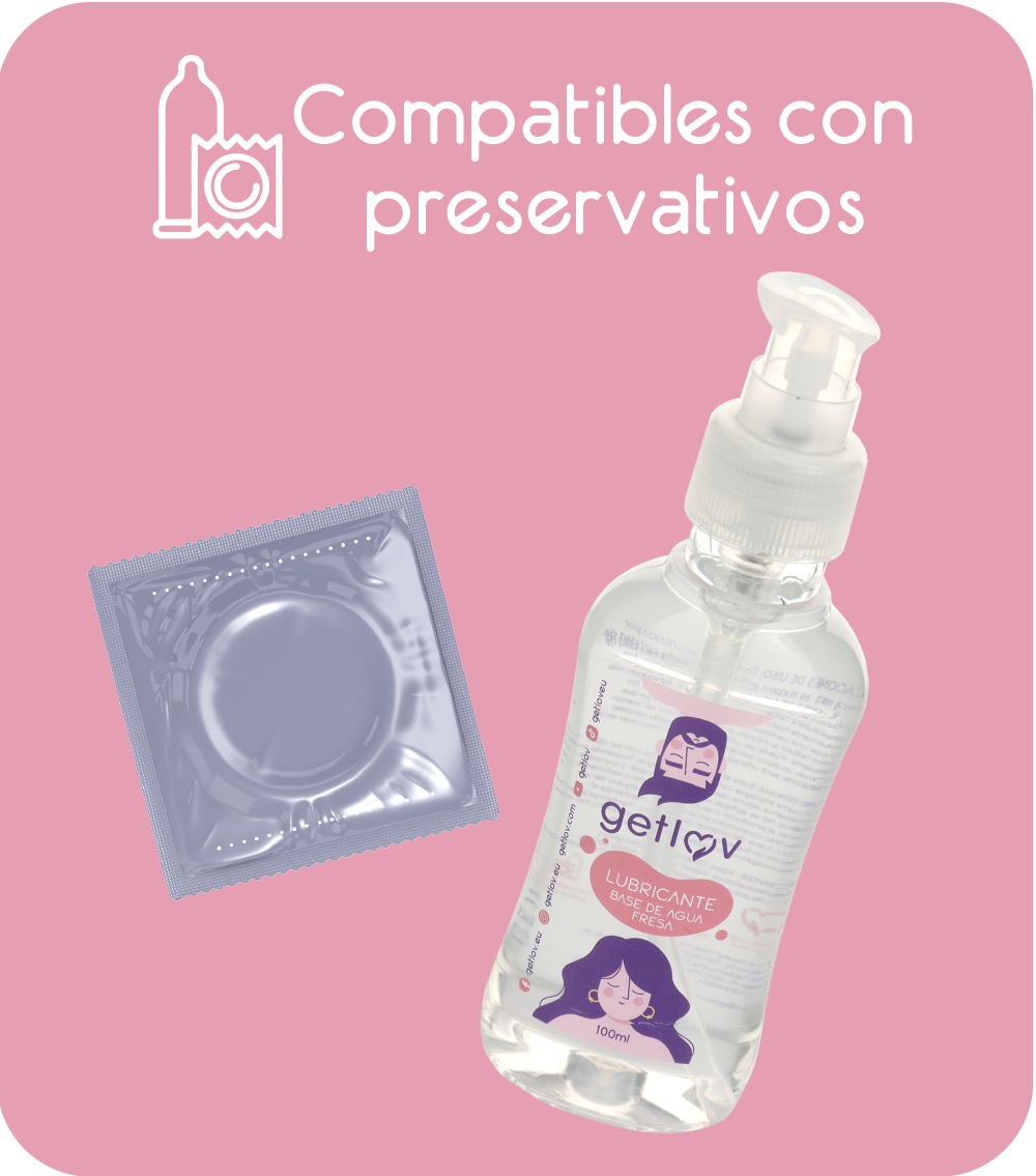 Lubricante Base de Agua Sabor Fresa